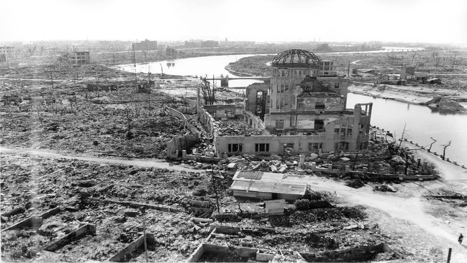 The devastation of Hiroshima in the aftermath of the atomic bombing in 1945, in a photo released by the United States government. Credit.: United States Army